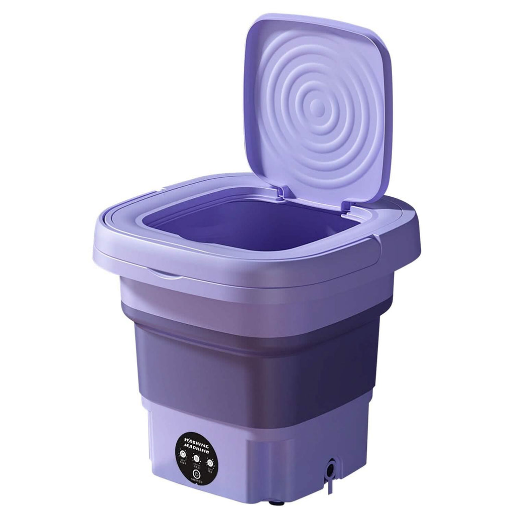 Foldable Laundry Machine with Detachable Drain Basket by DailySale