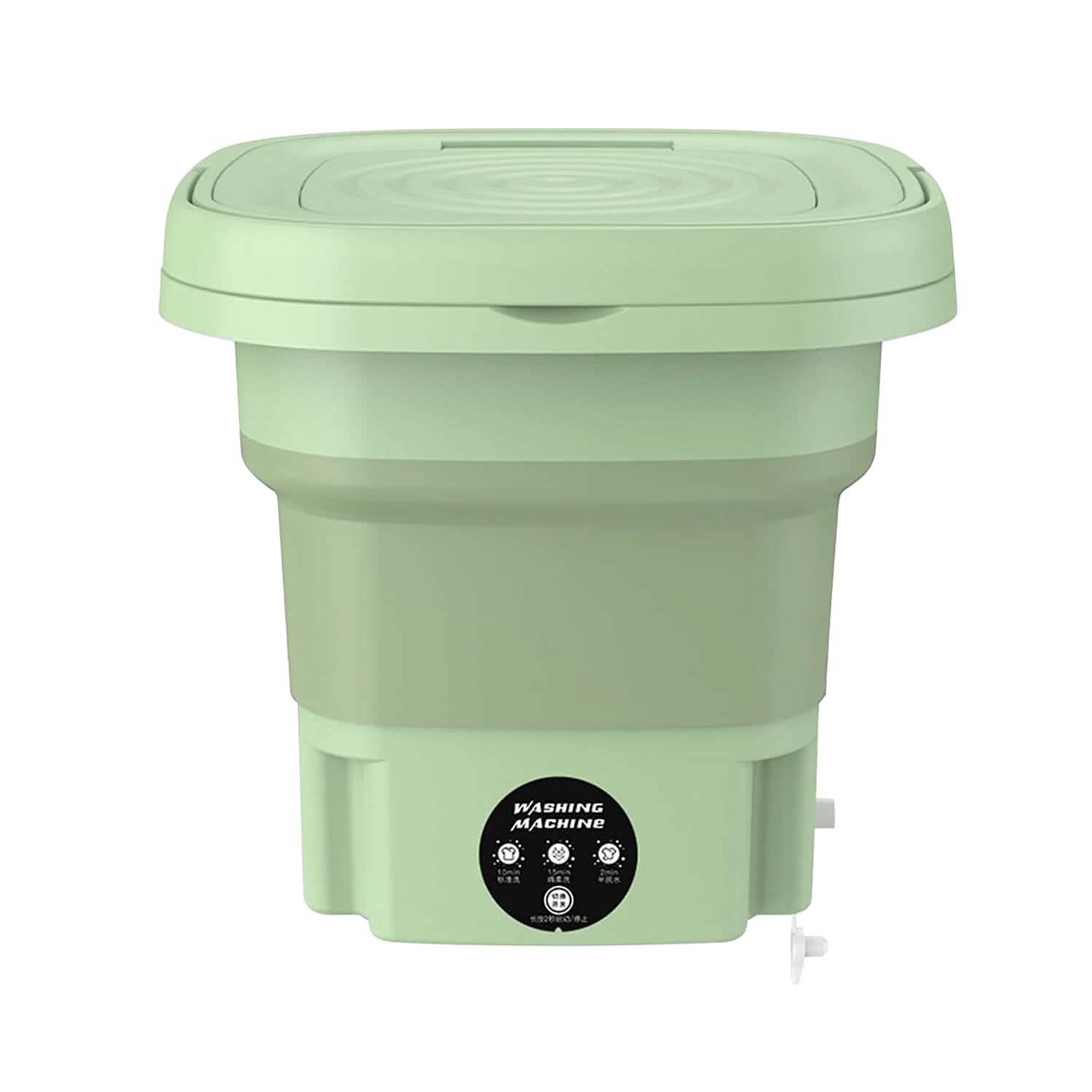 Foldable Laundry Machine with Detachable Drain Basket by DailySale