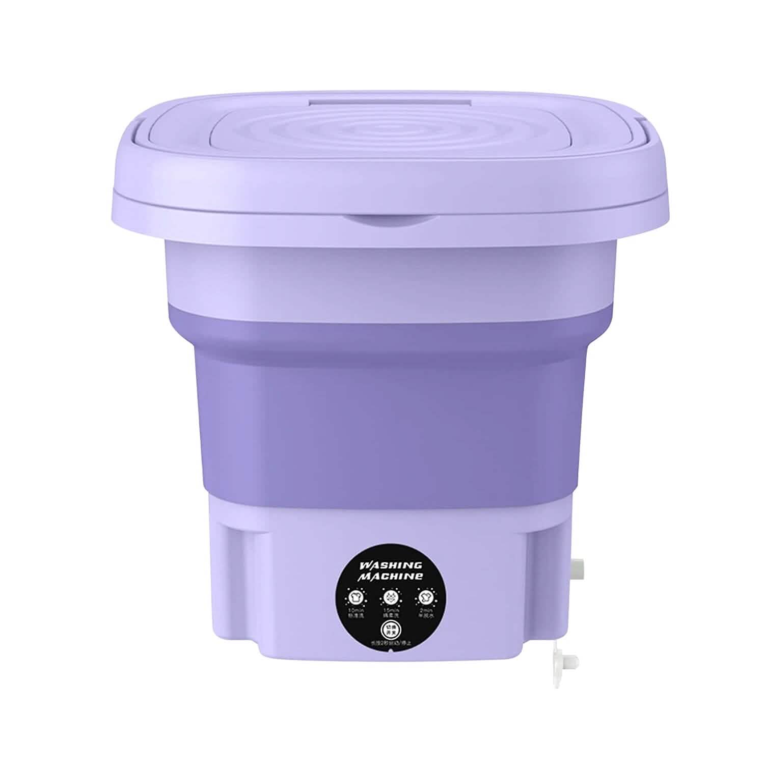 Foldable Laundry Machine with Detachable Drain Basket by DailySale