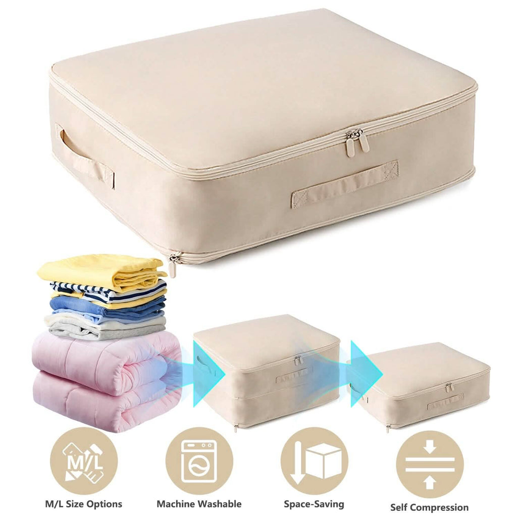 Foldable Storage Bag with Dual Zippers by DailySale