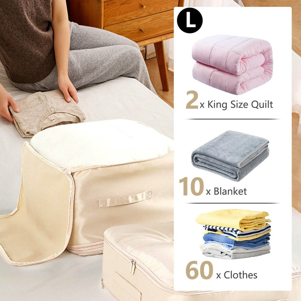 Foldable Storage Bag with Dual Zippers by DailySale