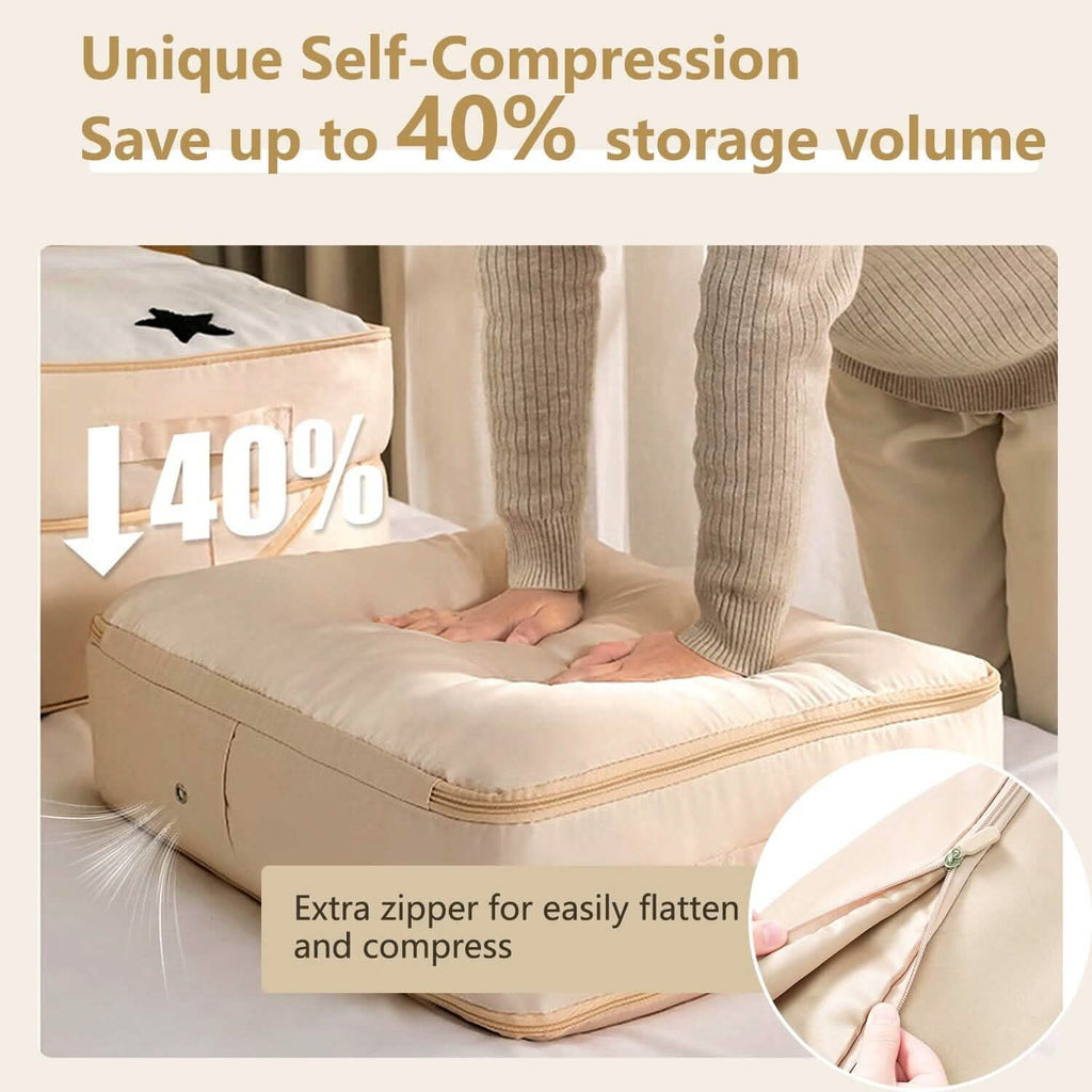 Foldable Storage Bag with Dual Zippers by DailySale