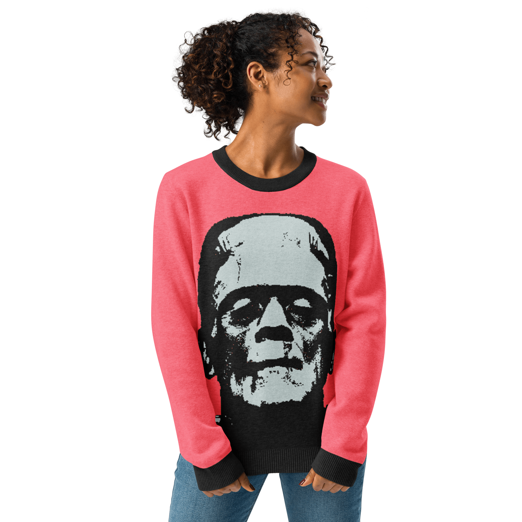 Frankenstein Knit Crewneck Sweater by Goth Cloth Co.