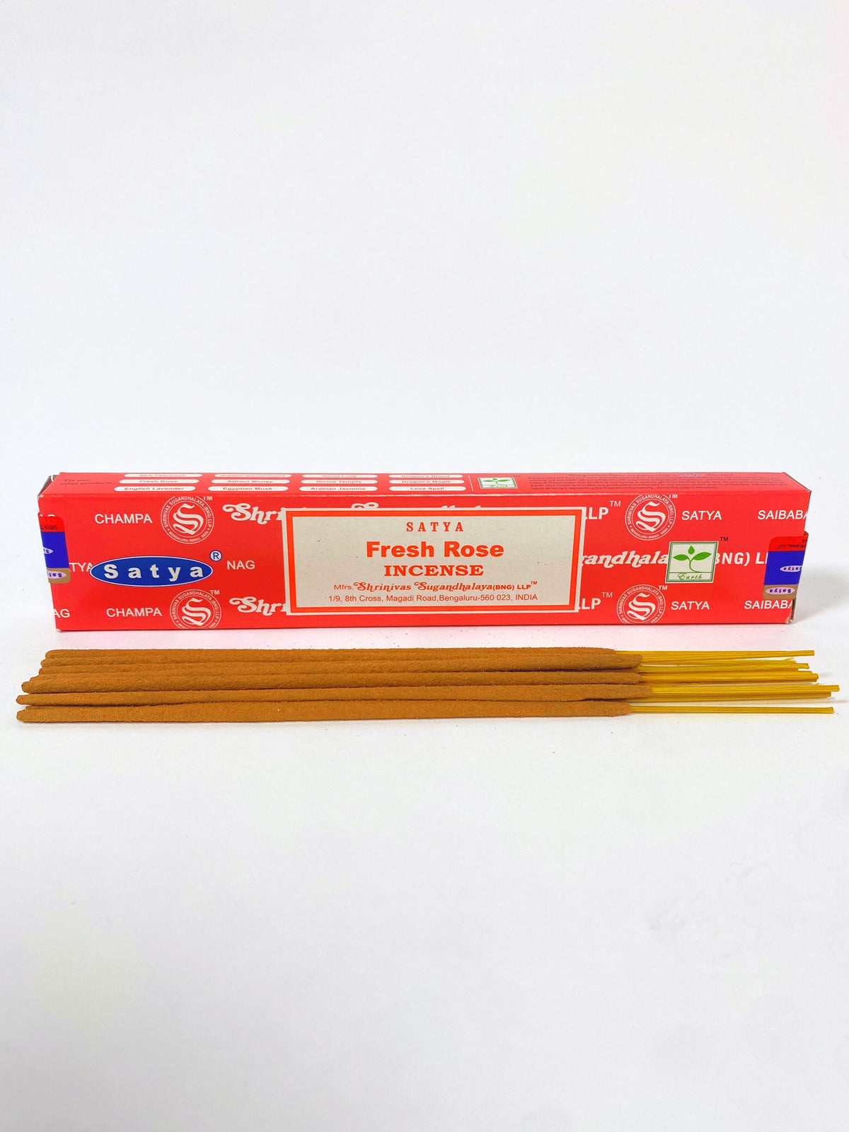 Satya Fresh Rose Incense | 15g by Auric Blends