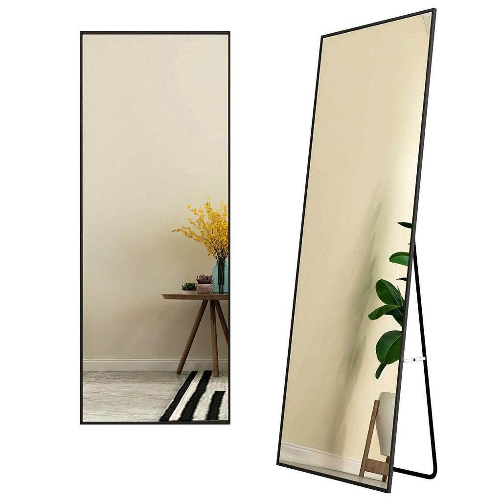 Full Length Mirror Aluminum Alloy Wall Mirror Free Standing Floor by DailySale