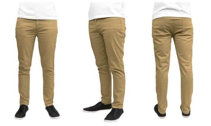 Galaxy by Harvic Men's Slim Fit Cotton Stretch Chinos - Assorted Sizes by DailySale