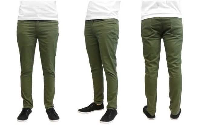 Galaxy by Harvic Men's Slim Fit Cotton Stretch Chinos - Assorted Sizes by DailySale