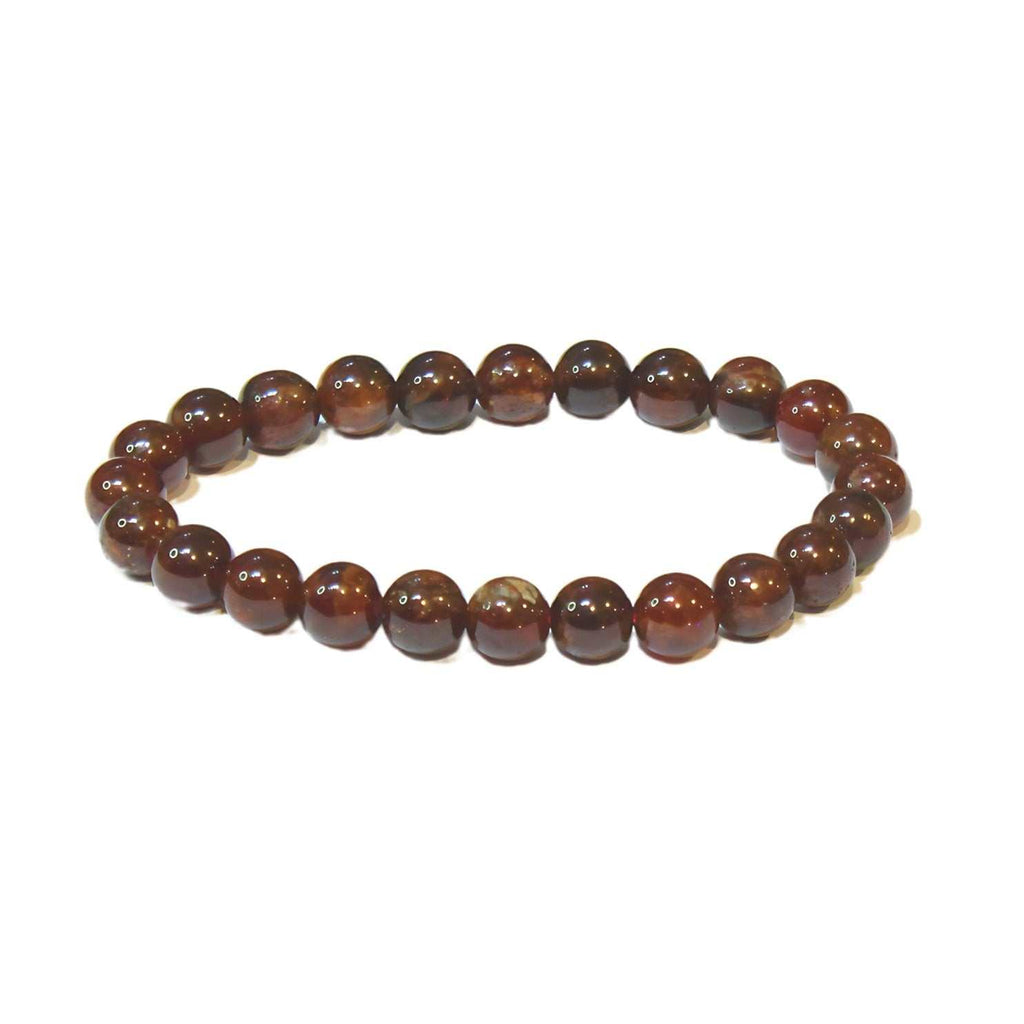 Garnet Round Bead Bracelet - Stone of Passion & Vitality by Sacred Crystals