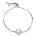 3.00 CTTW Adjustable Halo Tennis Bracelet - Assorted Colors by DailySale