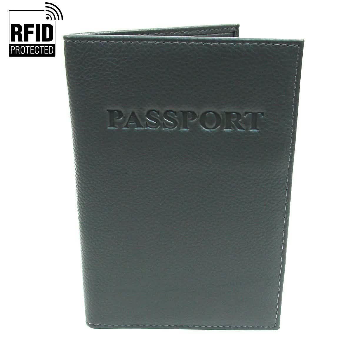 Genuine Leather RFID Passport Holder by DailySale