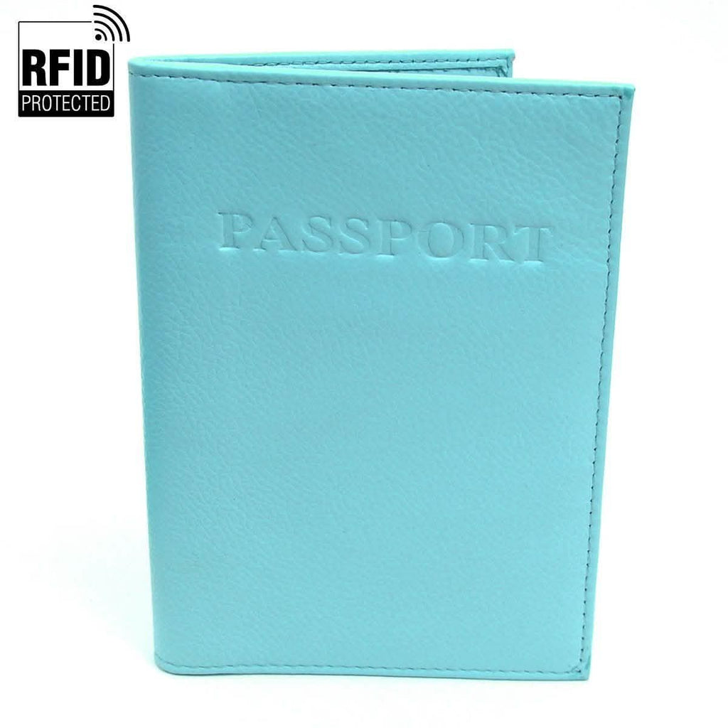 Genuine Leather RFID Passport Holder by DailySale