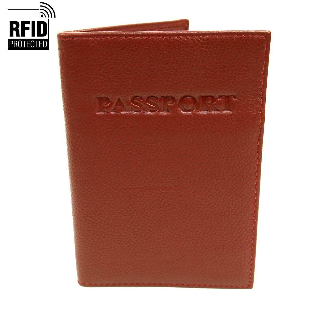 Genuine Leather RFID Passport Holder by DailySale