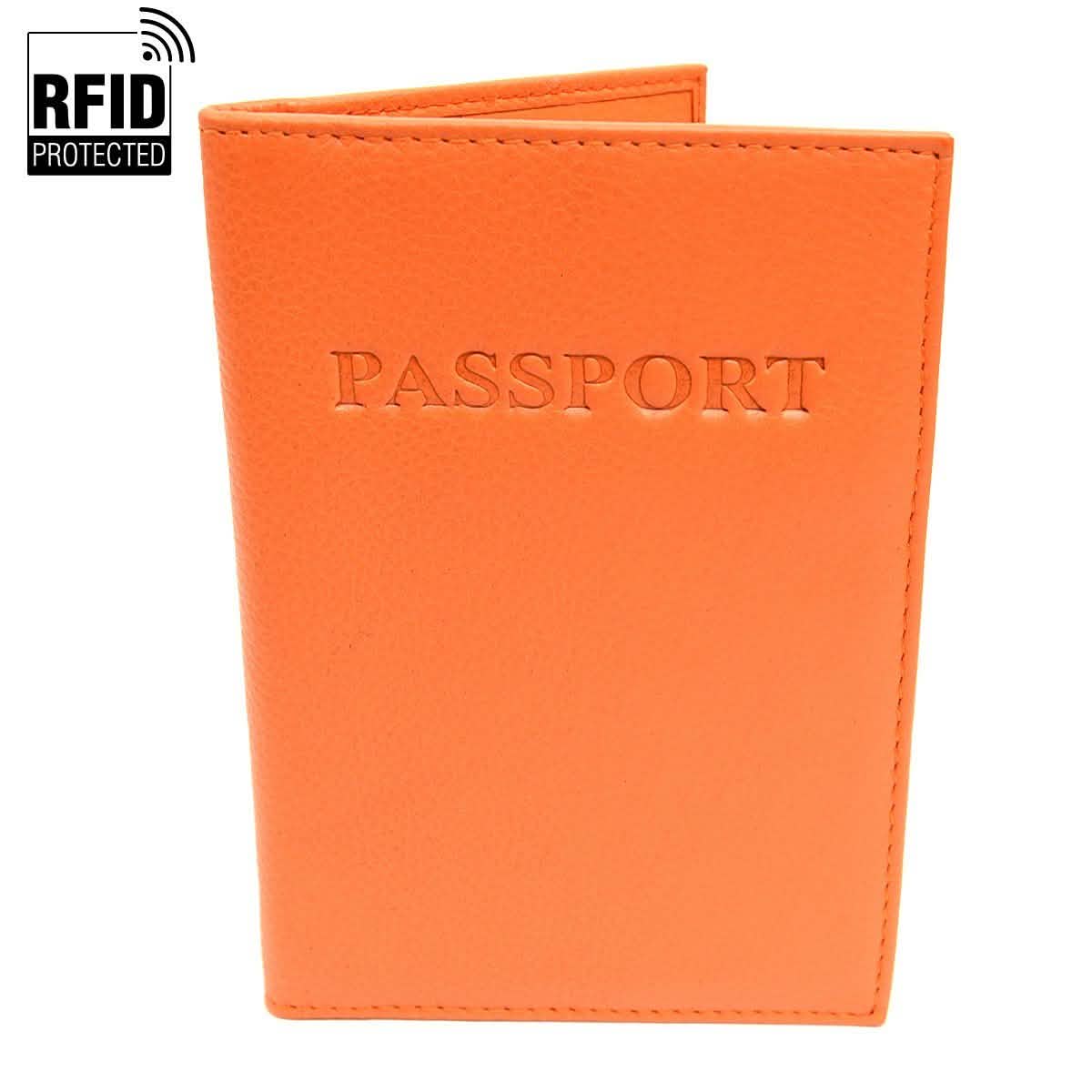 Genuine Leather RFID Passport Holder by DailySale