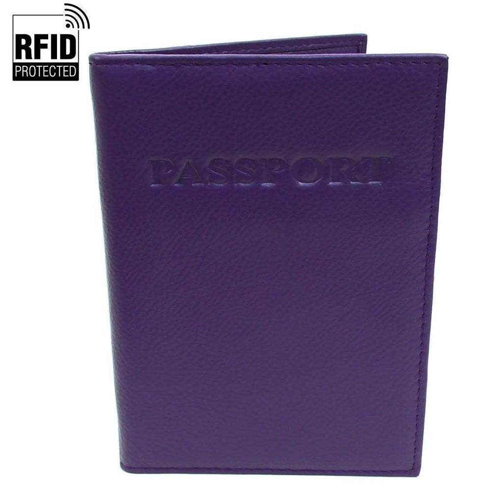 Genuine Leather RFID Passport Holder by DailySale