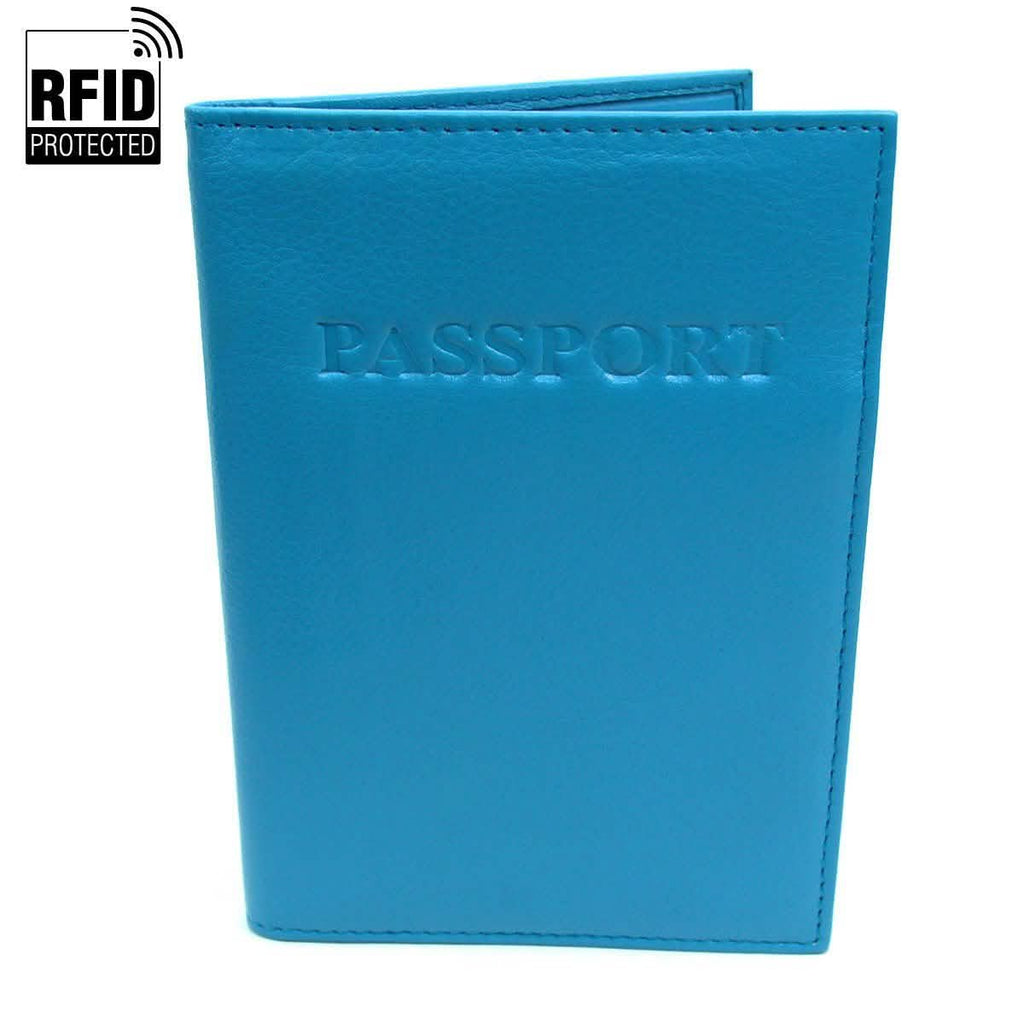 Genuine Leather RFID Passport Holder by DailySale