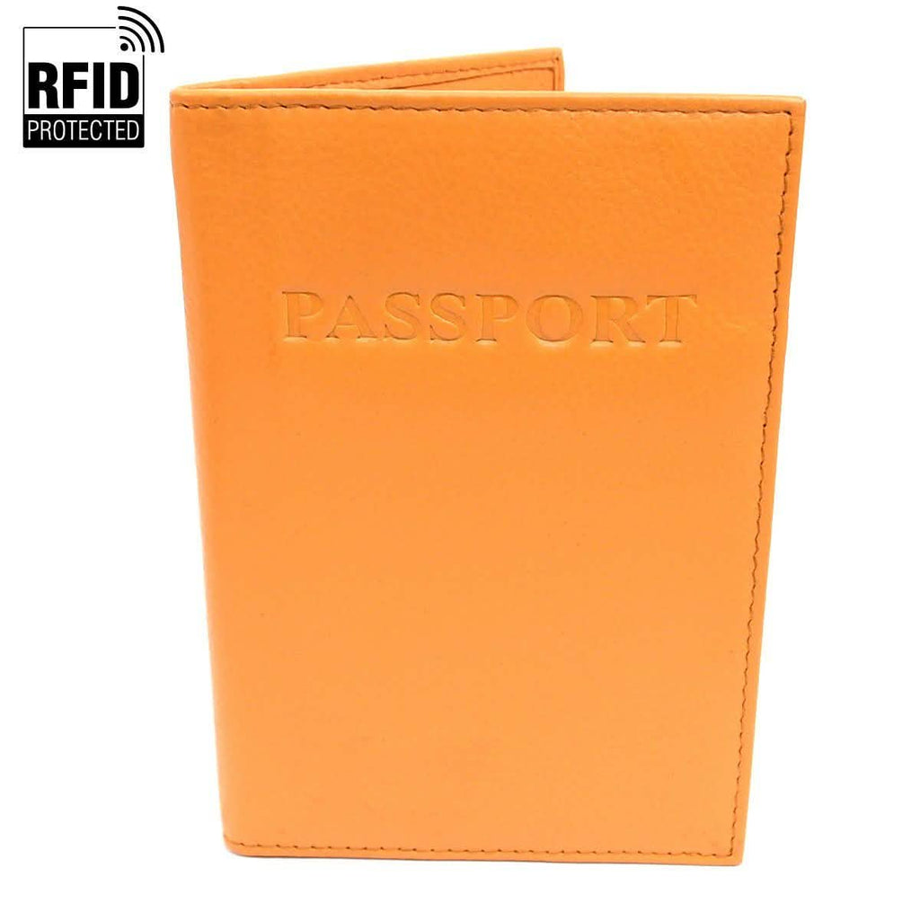 Genuine Leather RFID Passport Holder by DailySale