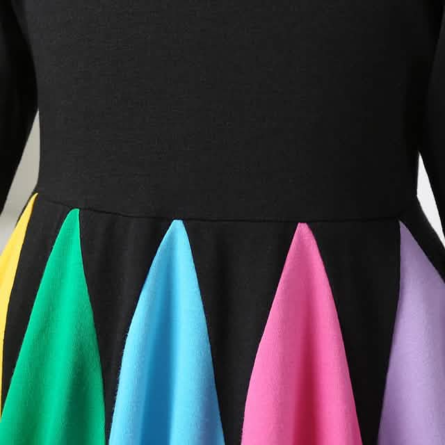 Girls' Rainbow Casual Dress by DailySale