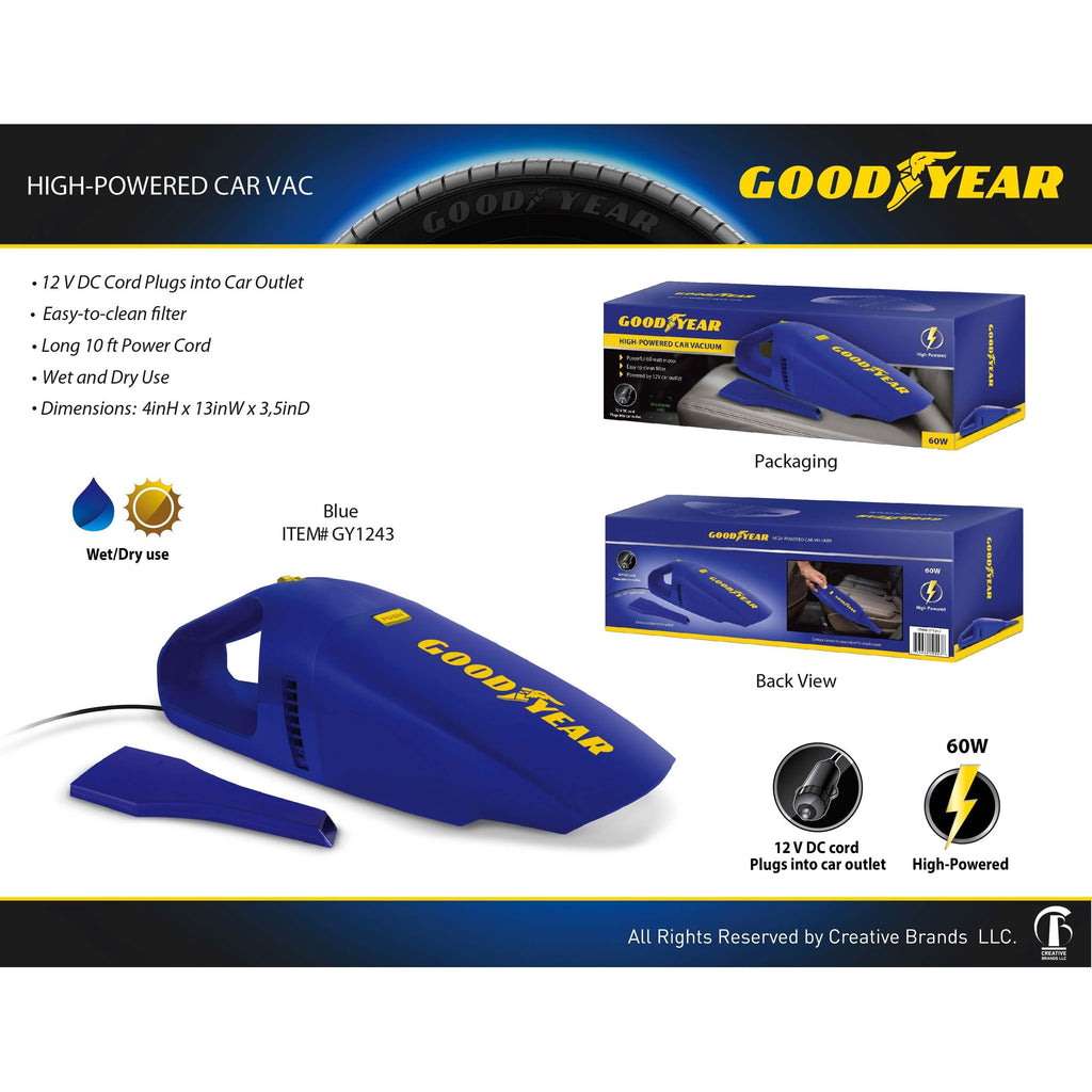 Goodyear High-Powered Car Vac by DailySale
