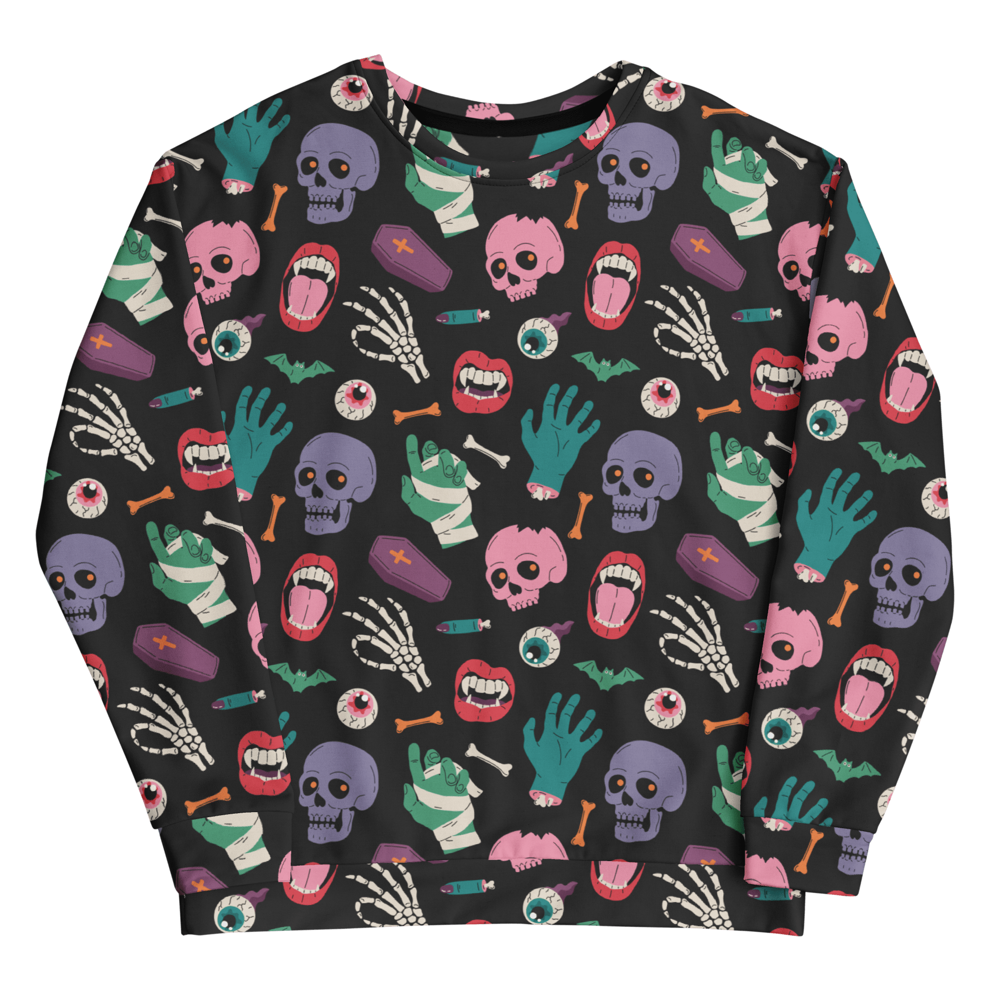 Graveyard Smash Unisex Sweatshirt by Goth Cloth Co.