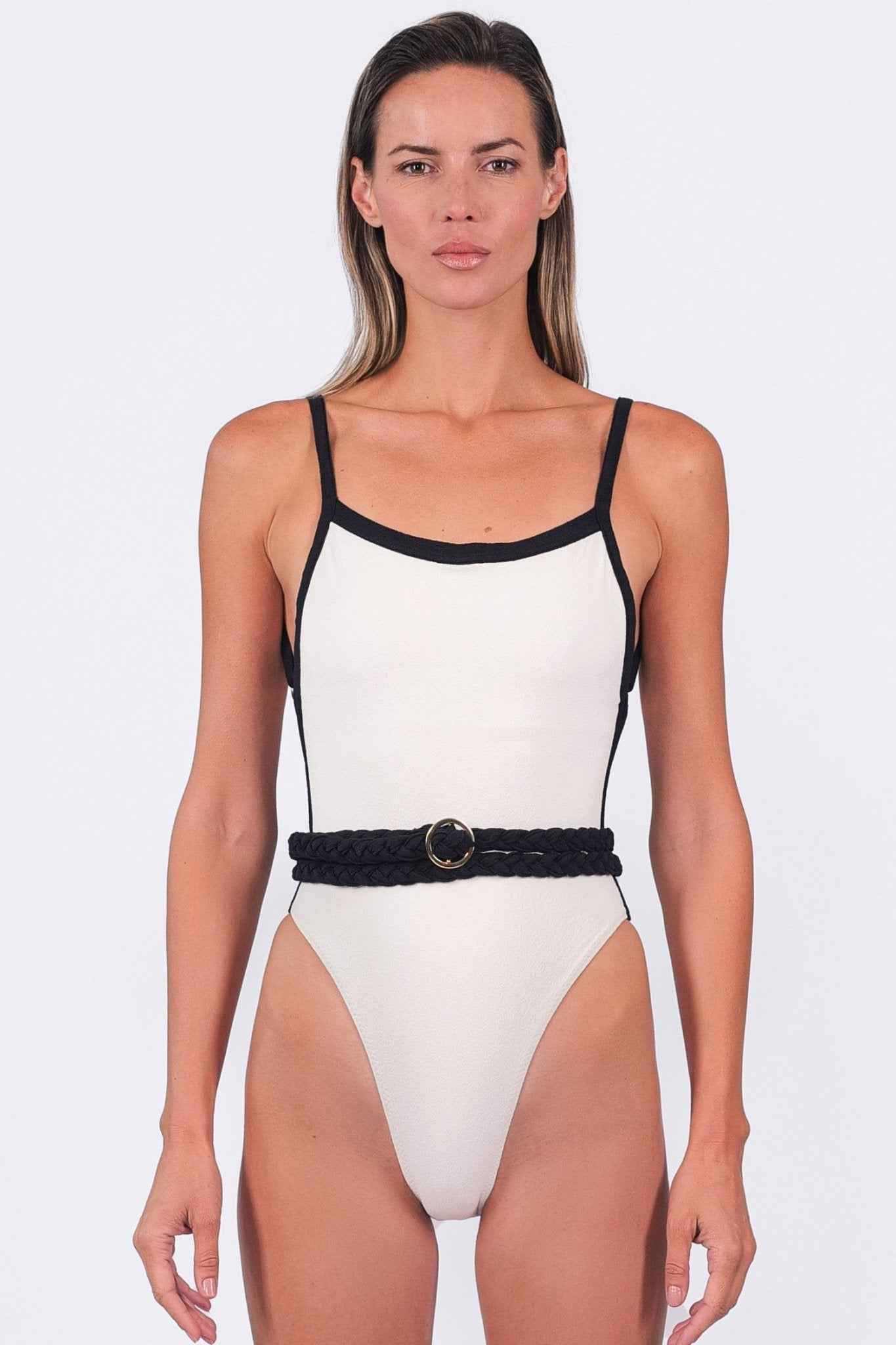 Greece Belted One-Piece