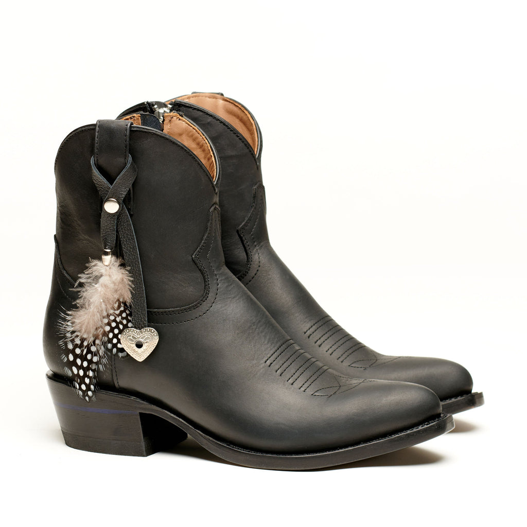 Feathered Boot Charm by Alvies