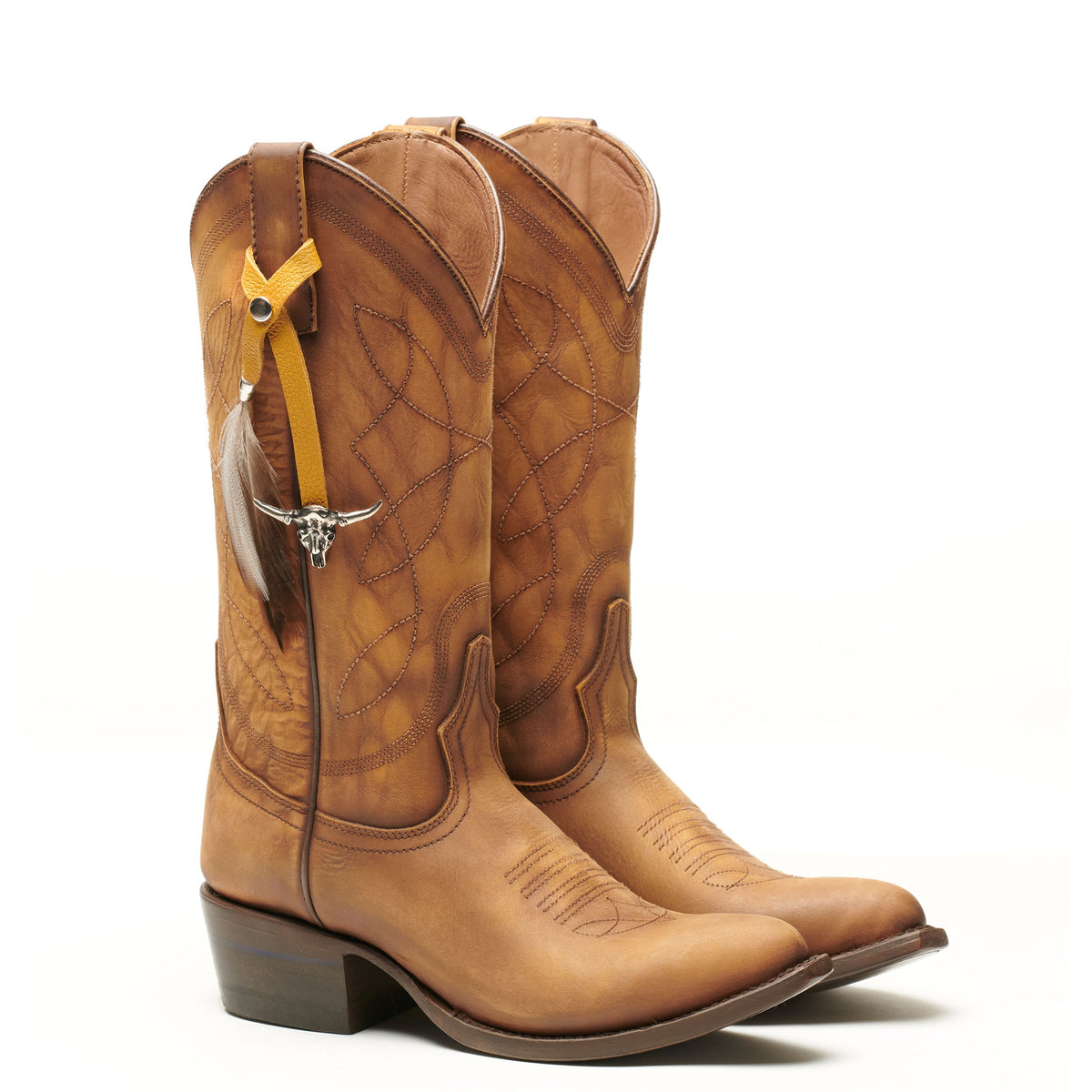 Feathered Boot Charm by Alvies