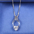 Guardian Angel Wing Necklace Made with Swarovski Crystal by DailySale