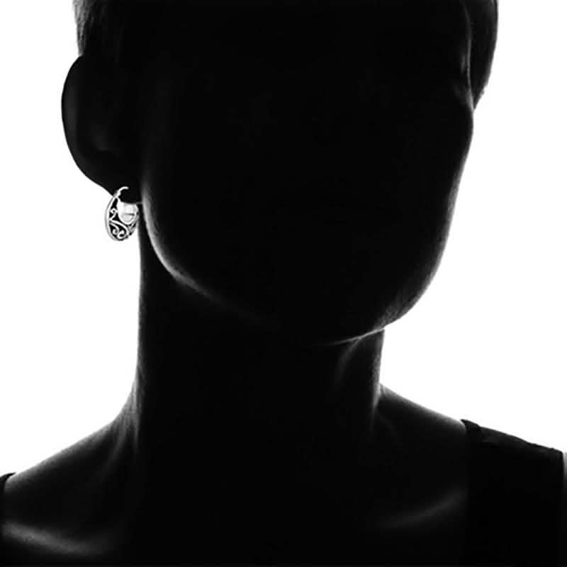 Handcrafted Sterling Silver Hoop Earrings by Verona by DailySale