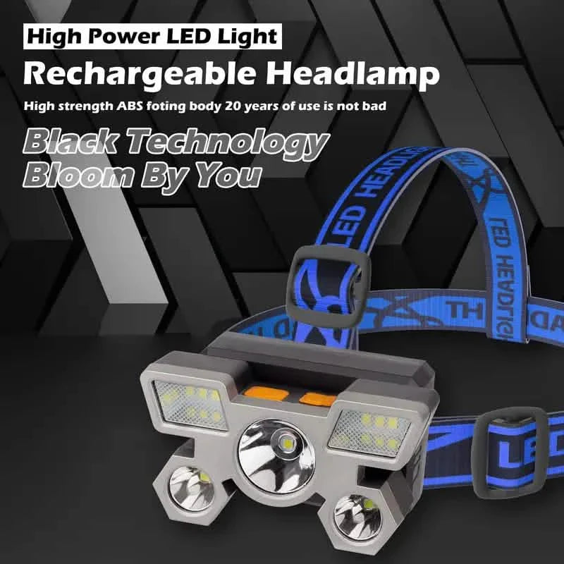 Headlamp With Built In Battery USB Rechargeable by DailySale