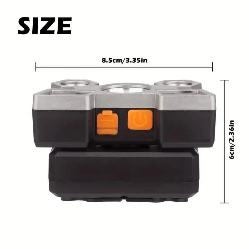 Headlamp With Built In Battery USB Rechargeable by DailySale