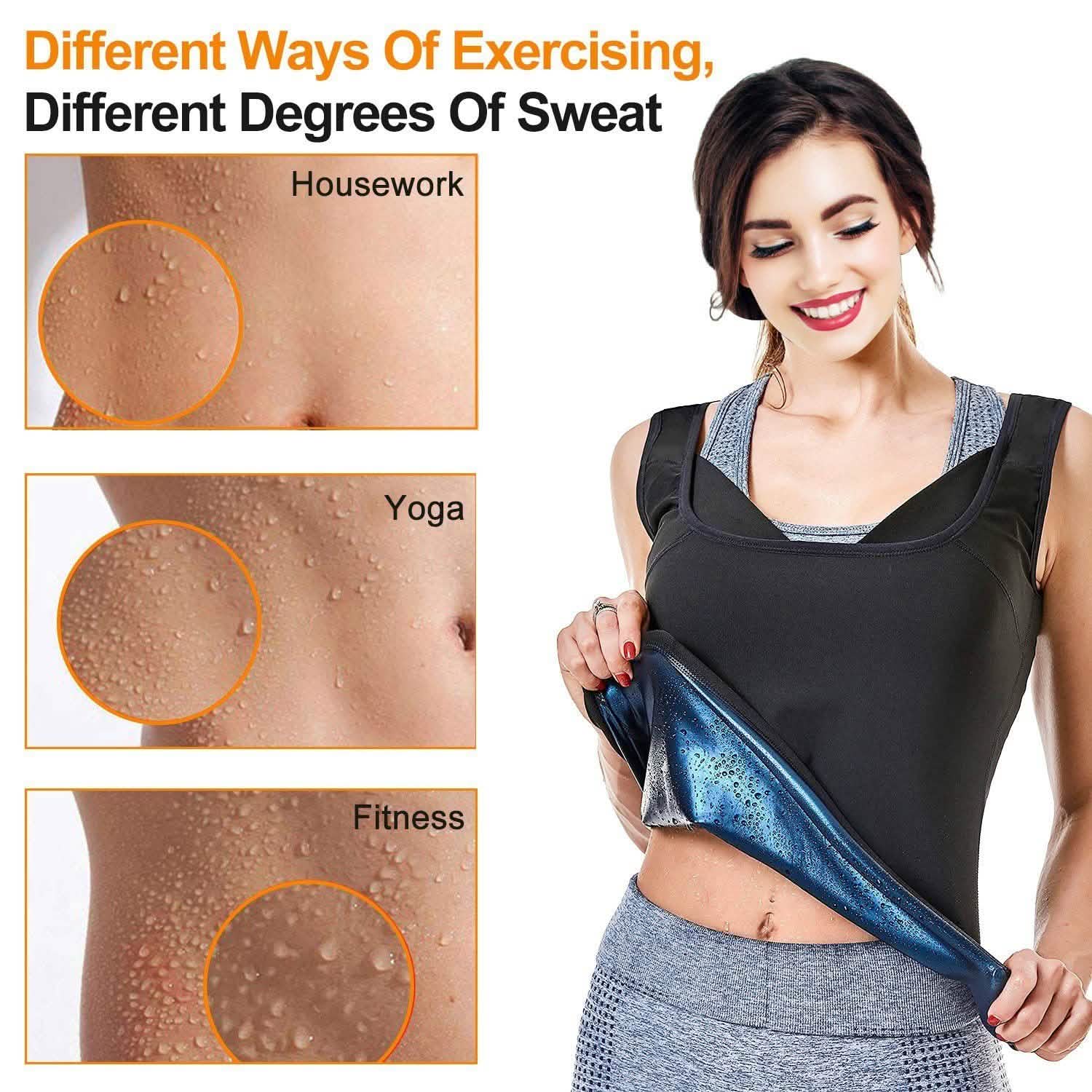 Heat Trapping Pullover Sweat Gym Vest by DailySale