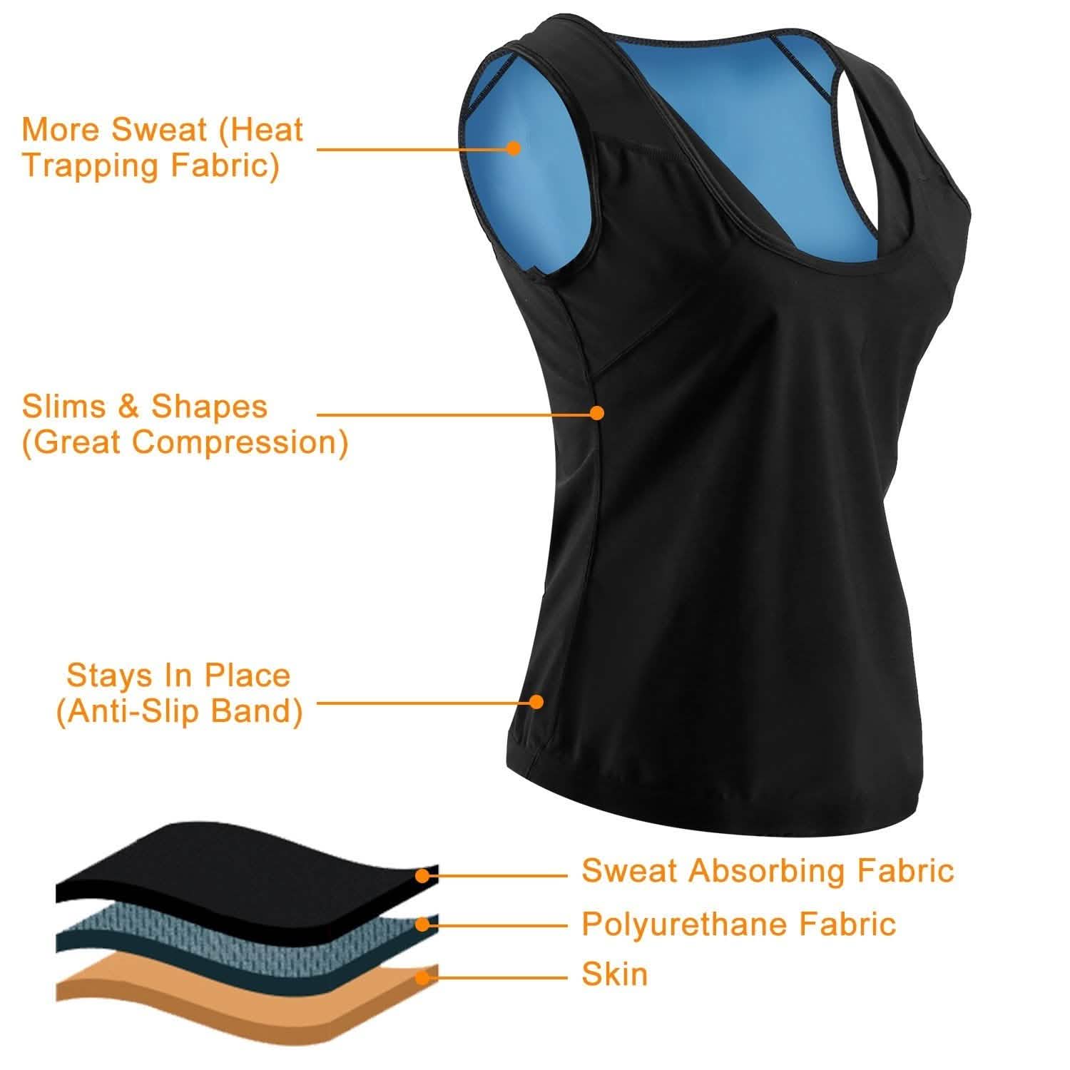 Heat Trapping Pullover Sweat Gym Vest by DailySale