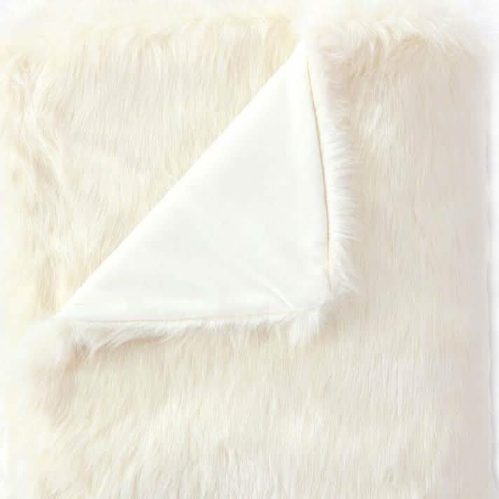 Heavy Faux Fur Throw Blanket – Assorted Styles by DailySale