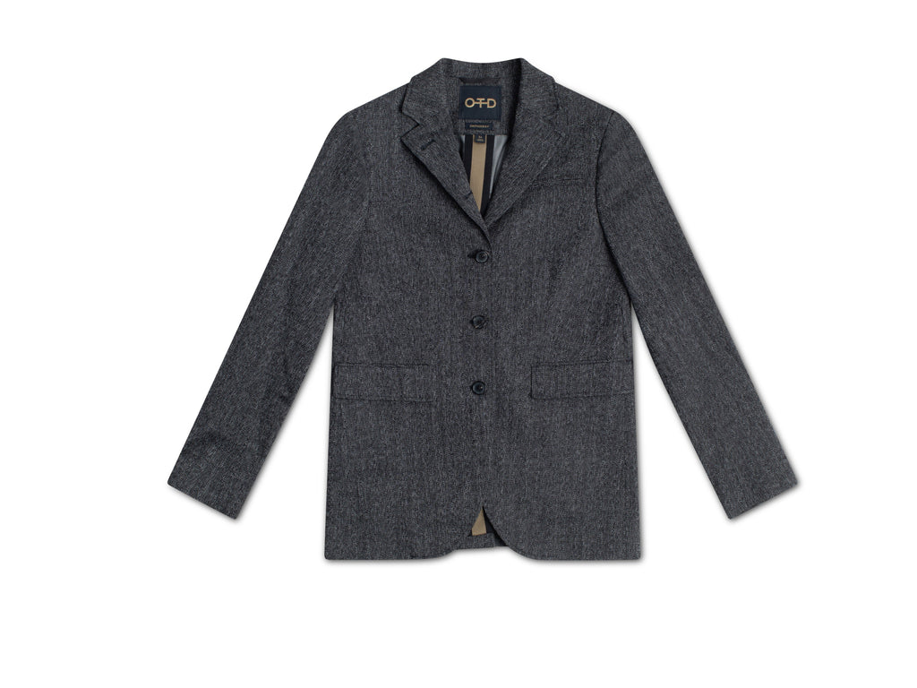 Herringbone Single-Breasted Jacket by OTD – ON THIS DAY