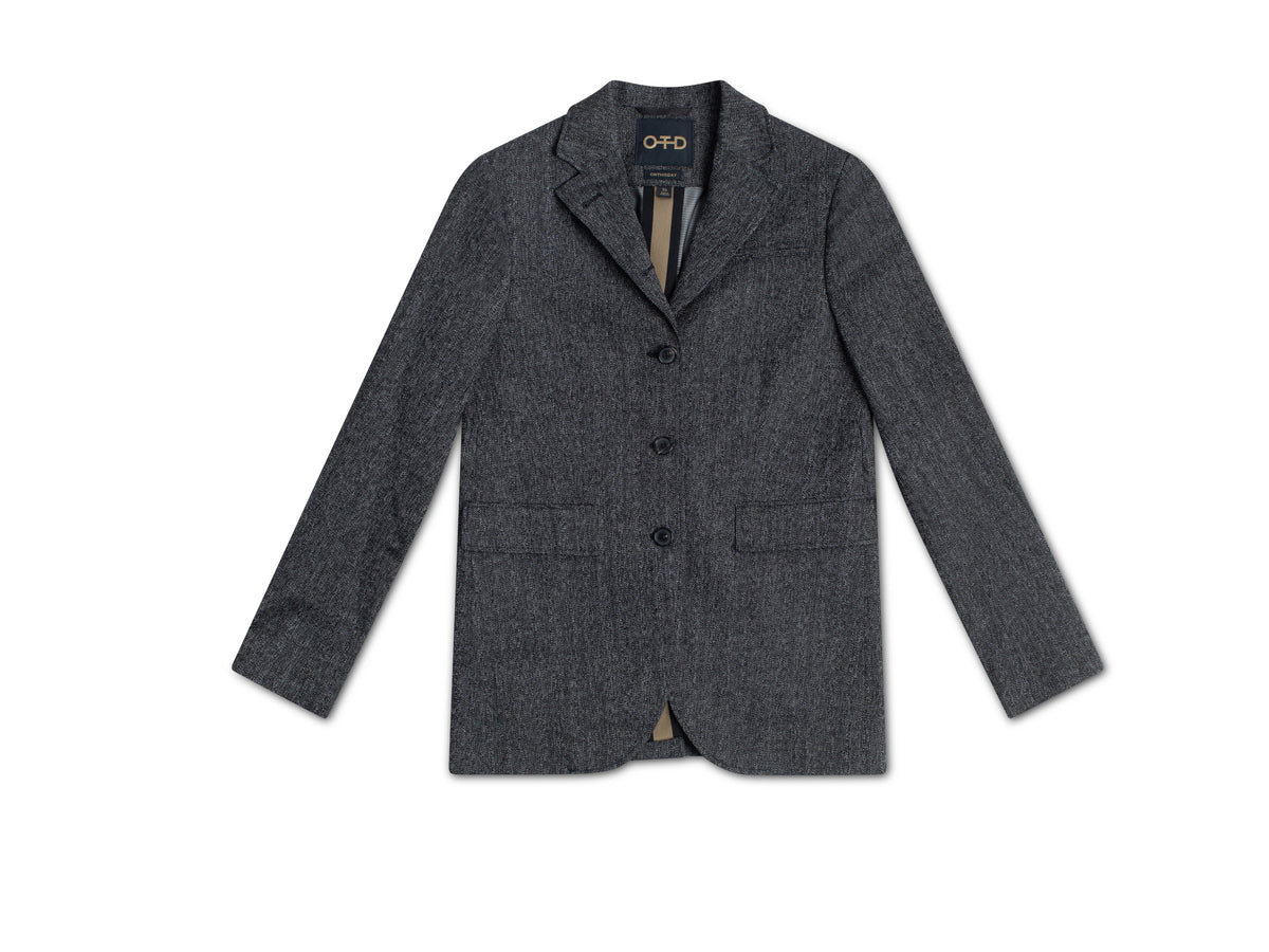 Herringbone Single-Breasted Jacket by OTD – ON THIS DAY