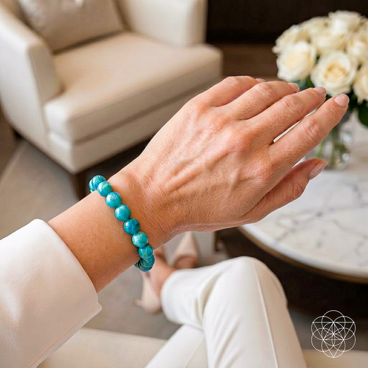 Empire of Her Own – Premium Blue Amazonite Bracelet by Conscious Items