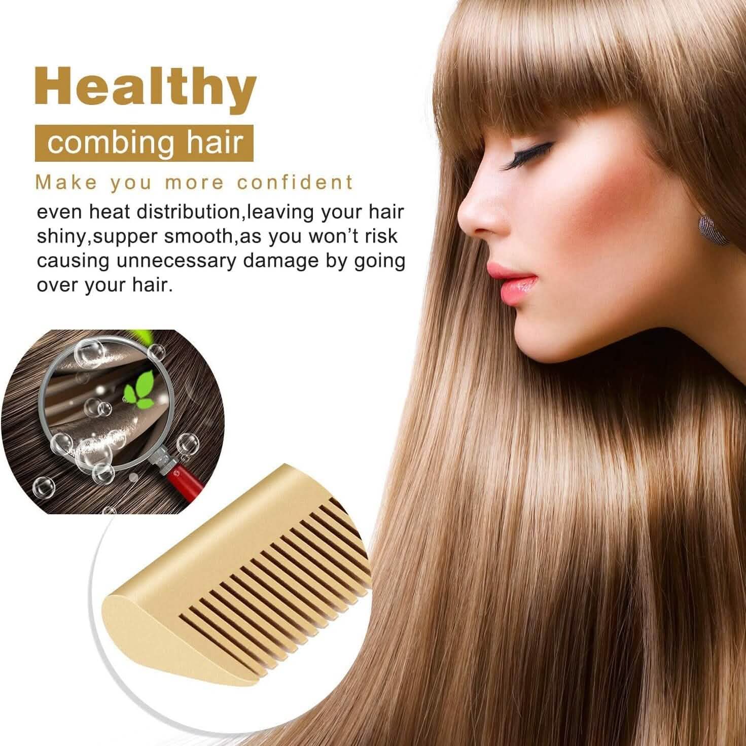 Hot Comb Hair Straightener Comb by DailySale