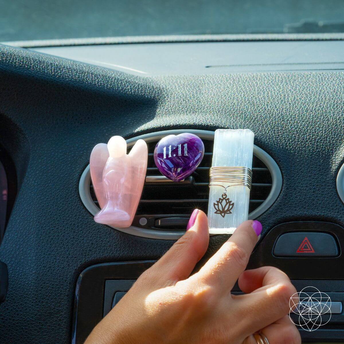I Am Very Lucky - 11:11 Blessed Car Crystal Kit by Conscious Items