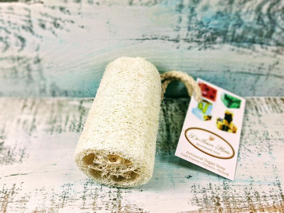 Organic Natural 4" Loofah, loofa, luffa, vegan by Yellow Shadow