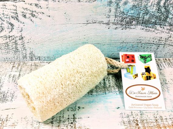 Organic Natural 4" Loofah, loofa, luffa, vegan by Yellow Shadow