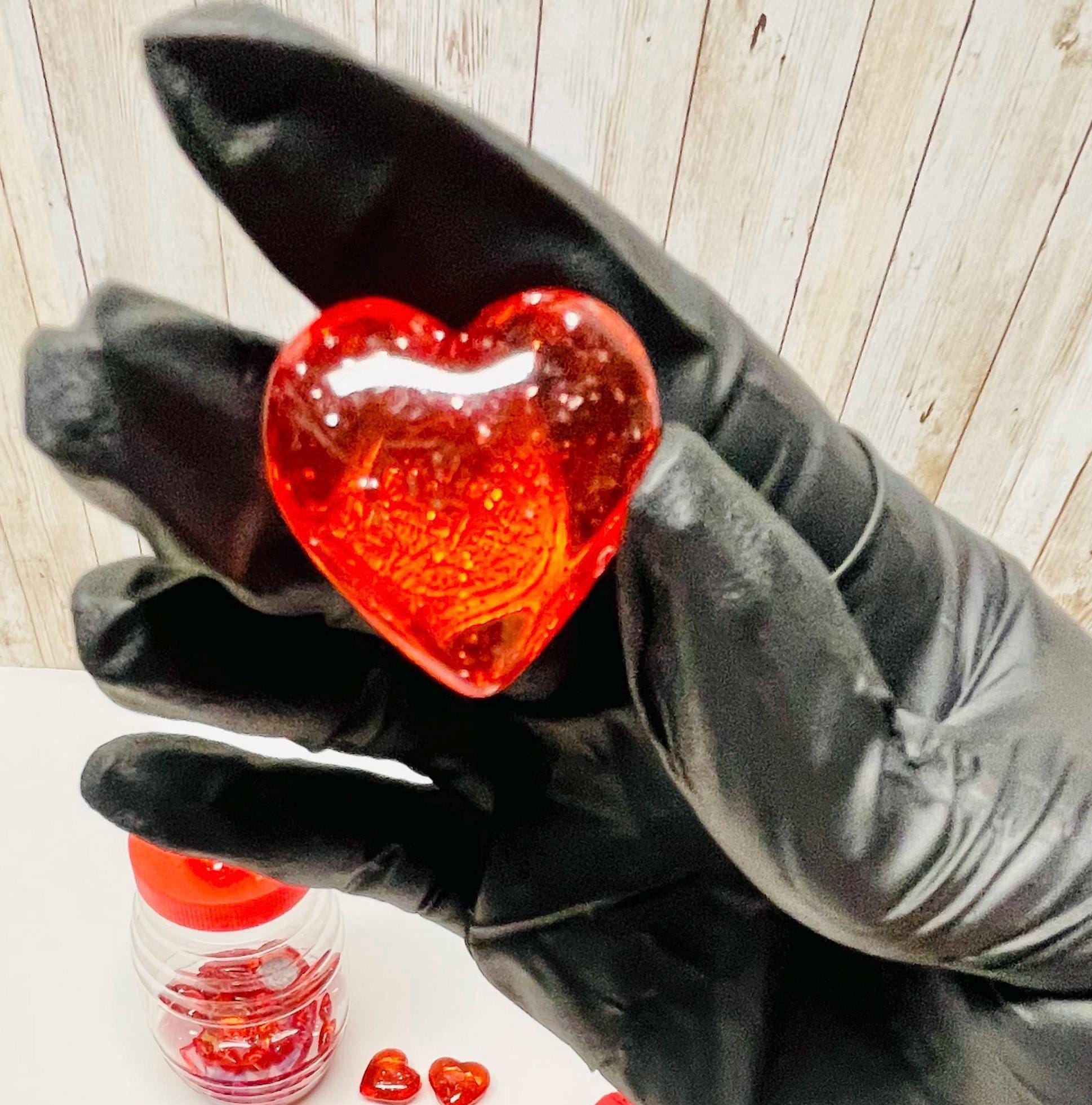 40 Fichas Magneticas de Corazonsitos con Pala Magnetica 40 Magnetic Heart Chips and Wand to Play Bingo by Chica Mexico
