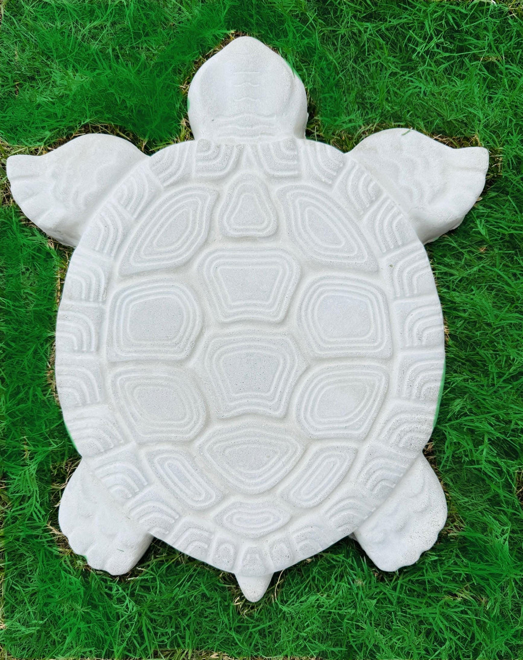 2x Bundle Garden Turtle Stepping Stones Garden Pathway Stepping Stone Outdoor Yard Decoration Cement Paver Lawn and Patio Ornament Bundle by Chica Mexico