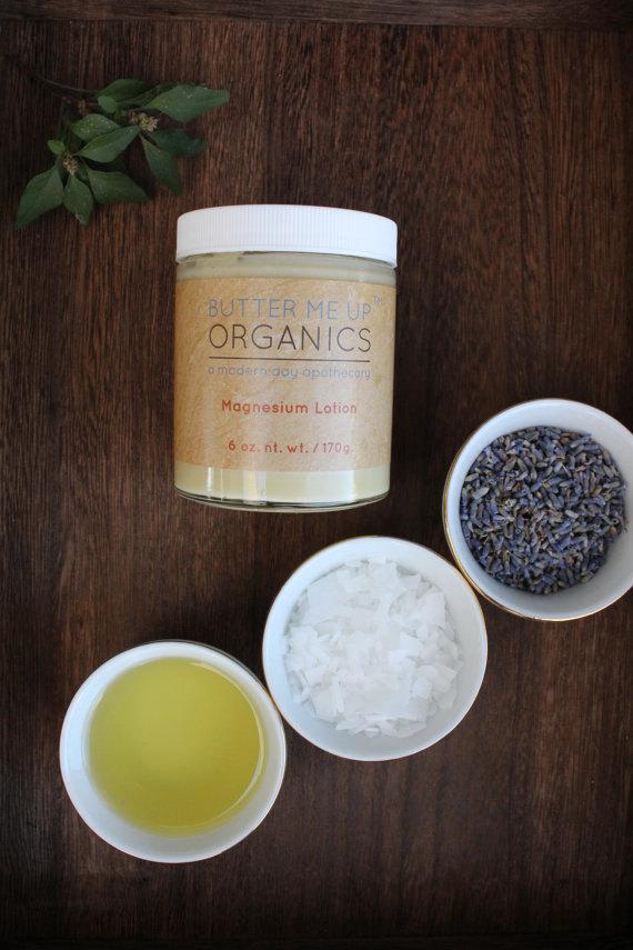 Organic Magnesium Lotion - Natural Magnesium Cream for Relaxation and Muscle Relief by White Smokey
