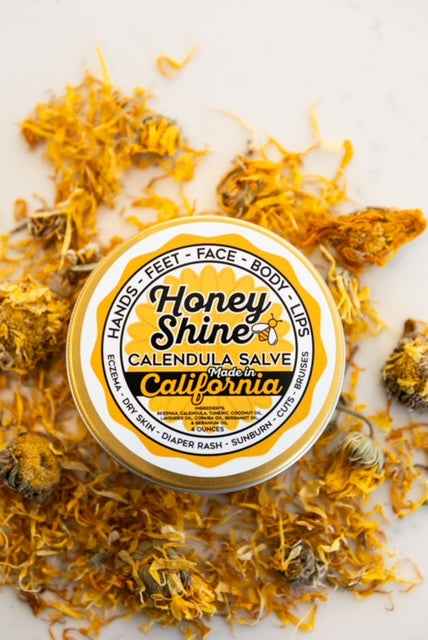 Honeyshine Calendula Salve — Natural Eczema & Dry Skin Relief by Danielle Rae Calendula Co