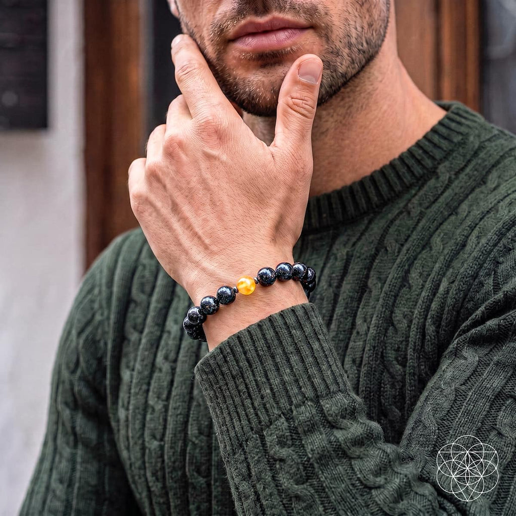 The Arfvedsonite Deep Healing Bracelet by Conscious Items
