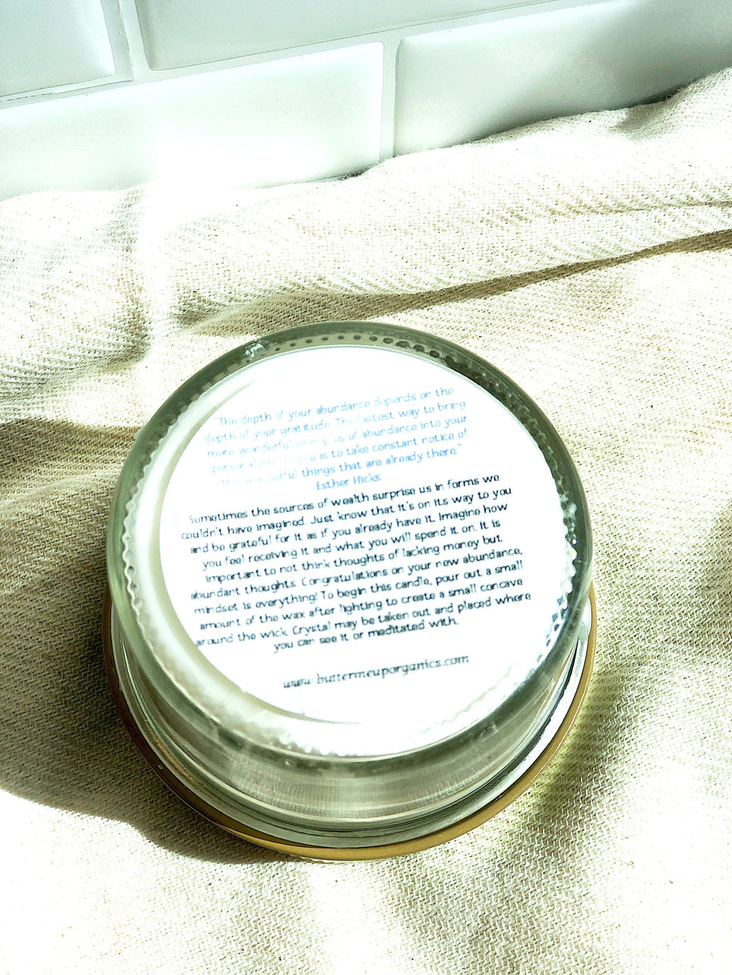 Abundance Candle / Ritual Candle / Intention Candle / Hand Poured by White Smokey