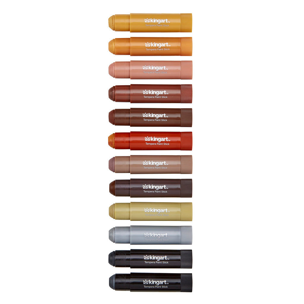 Tempera Paint Sticks, 60 Colors by KINGART
