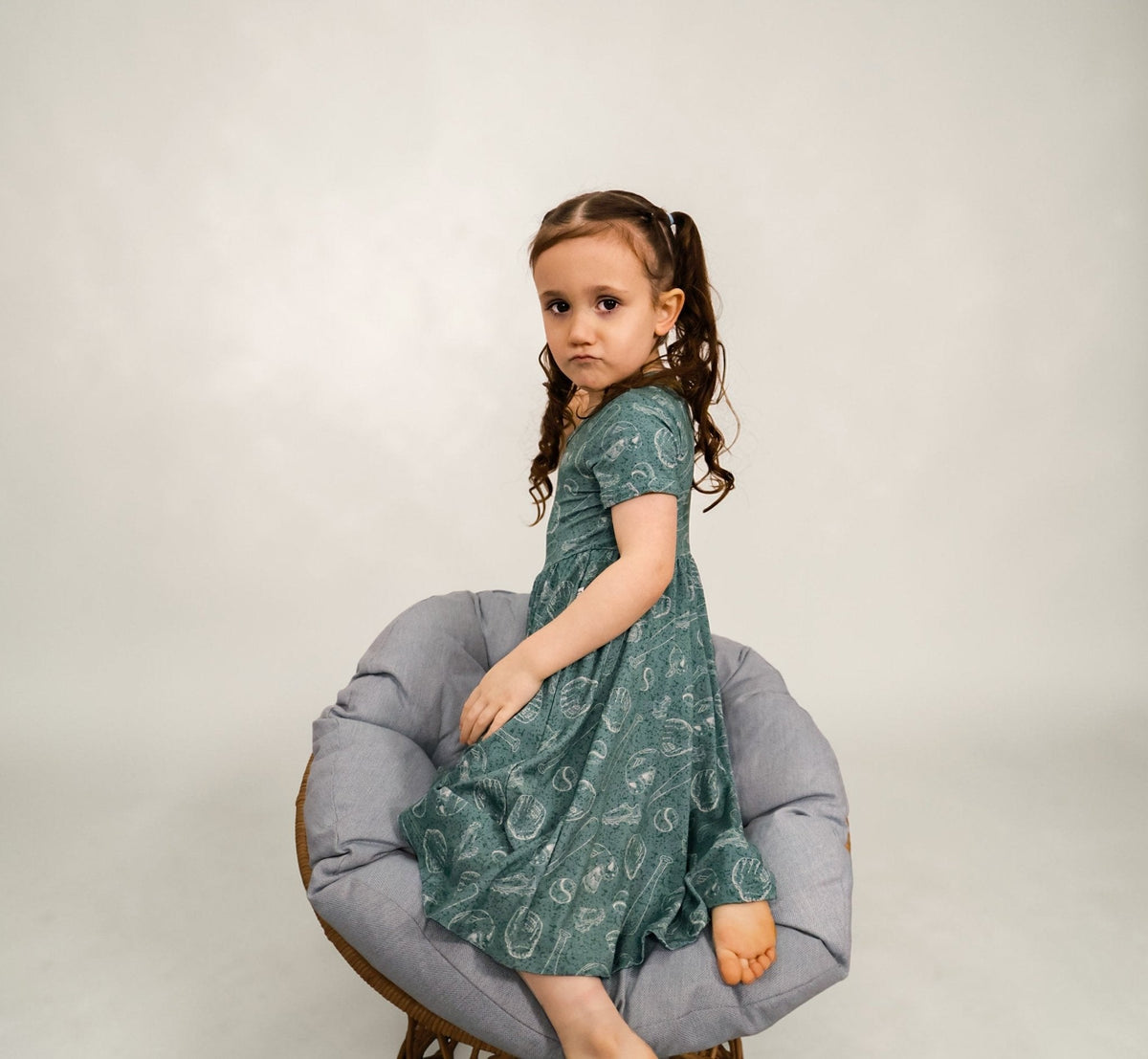 Short Sleeve Dress & Short Set by Minikin Mischief Clothing Co.