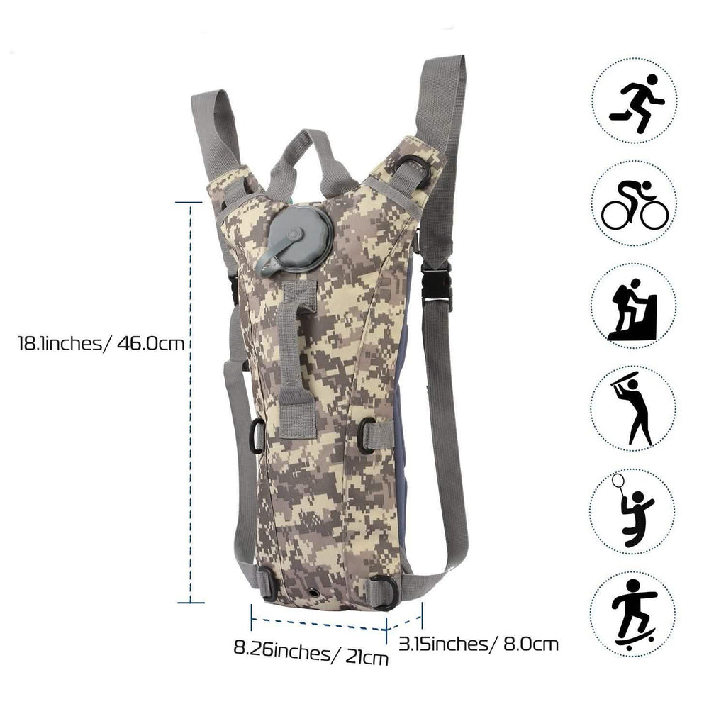 iMountek Tactical Hydration Pack 3L Water Bladder by DailySale