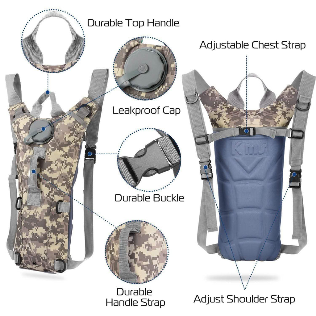 iMountek Tactical Hydration Pack 3L Water Bladder by DailySale